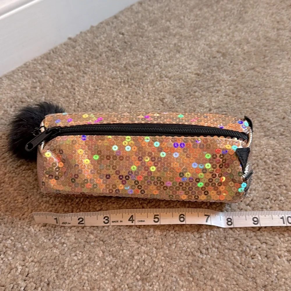 Justice Sequined Cat travel case